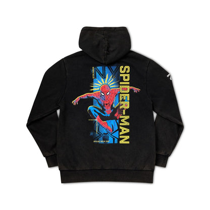 Spider-Man Brand New Day Washed Hoodie - Marvel GRAY