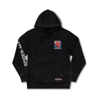 Spider-Man Brand New Day Washed Hoodie - Marvel GRAY