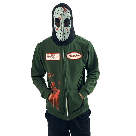 Adult Jason Voorhees Costume Top - Friday the 13th GREEN