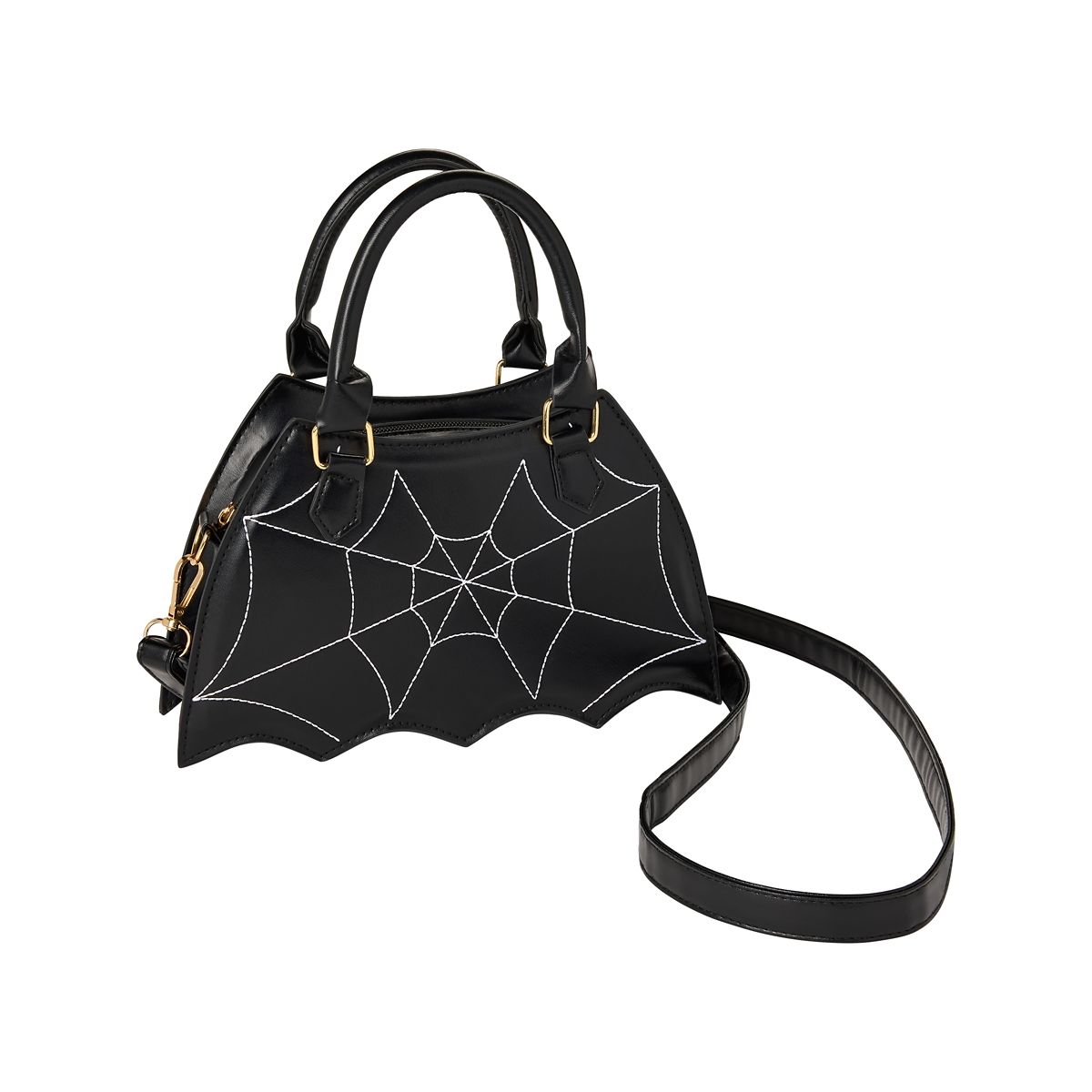 Spider Web Crossbody Bag BLACK