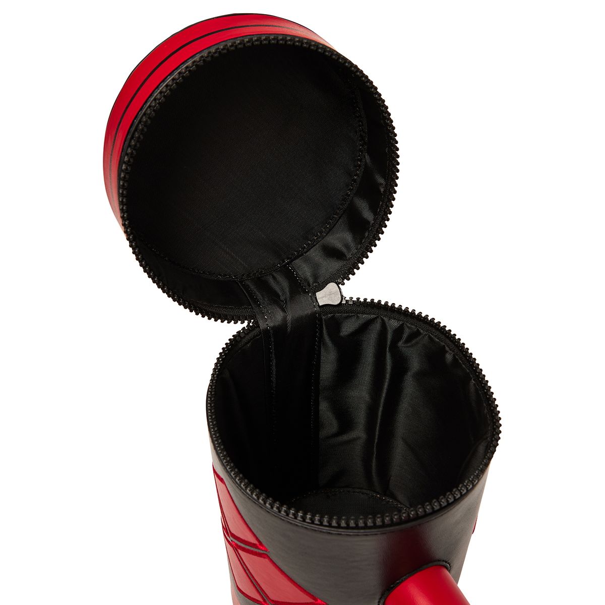 Harley Quinn Mallet Wristlet Bag - DC Villains BLACK AND RED