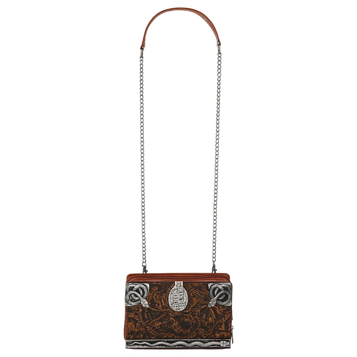Hocus Pocus Snake Crossbody Bag BRONZE