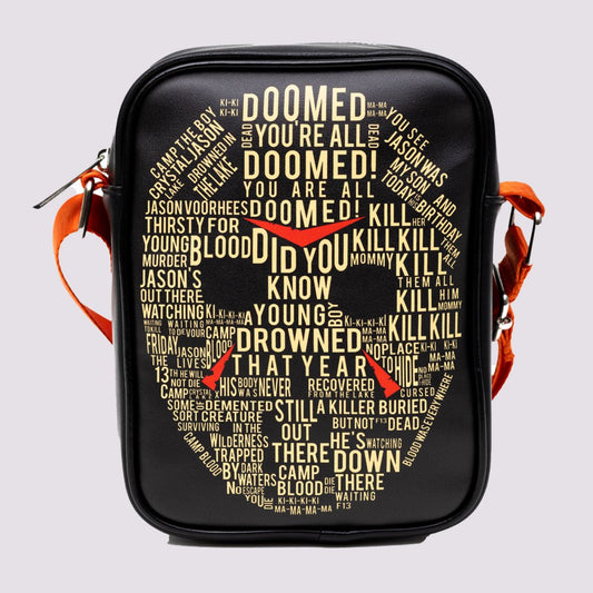 Buckle-Down Jason Voorhees Flat Crossbody Bag - Friday the 13th MULTI-COLOR