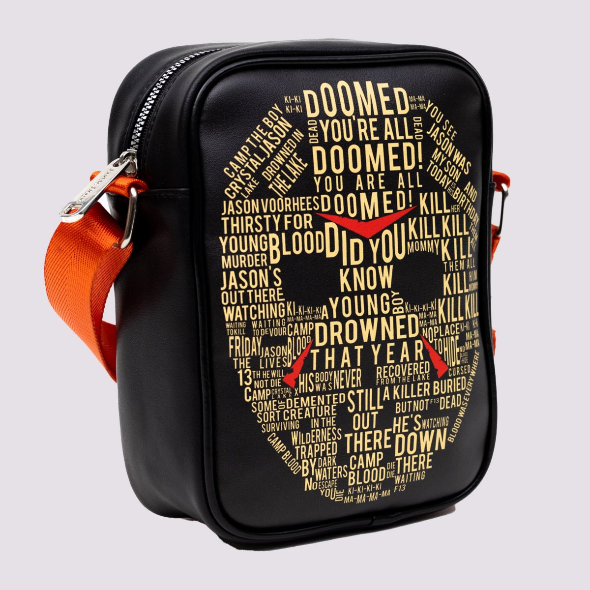 Buckle-Down Jason Voorhees Flat Crossbody Bag - Friday the 13th MULTI-COLOR