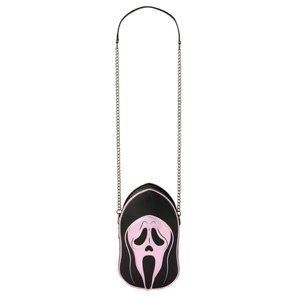 Ghost Face Pink Metallic Crossbody Bag PINK