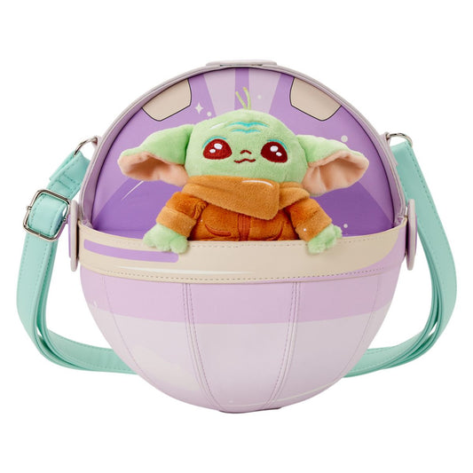 Loungefly Grogu Hover Pram Plush Crossbody Bags - The Mandalorian MULTI-COLOR