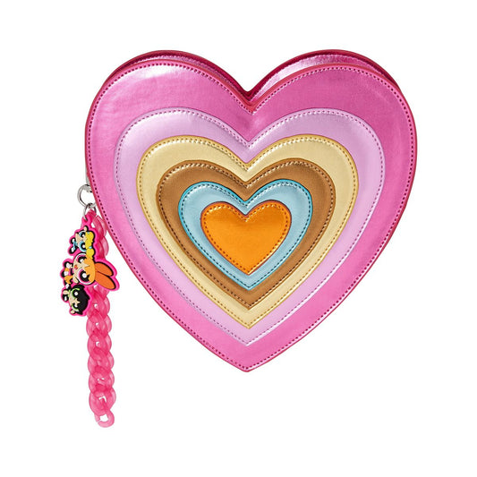 Powerpuff Girls Heart Wristlet Bag MULTI-COLOR