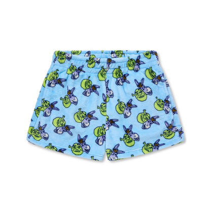 Shrek and Donkey Tank Top and Shorts Set - Shrek LIGHT BLUE