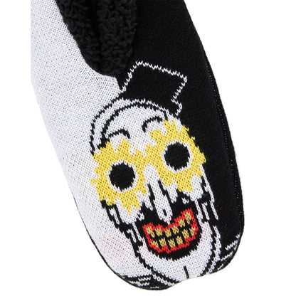 Terrifier Slipper Socks BLACK AND WHITE
