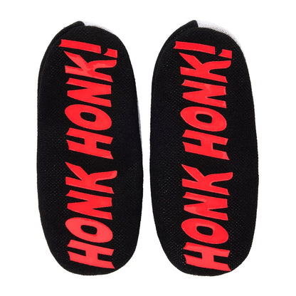 Terrifier Slipper Socks BLACK AND WHITE