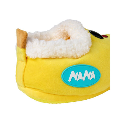 Youth Peely Plush Slippers - Fortnite YELLOW