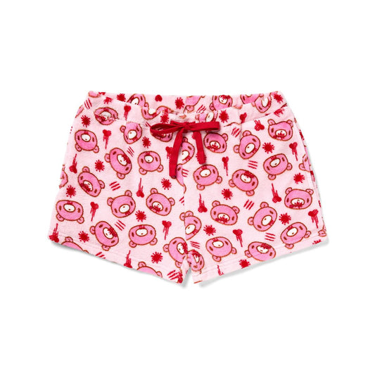 Pink Gloomy Bear Plush Lounge Shorts PINK