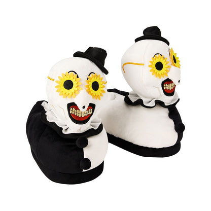 Art the Clown Plush Slippers - Terrifier BLACK