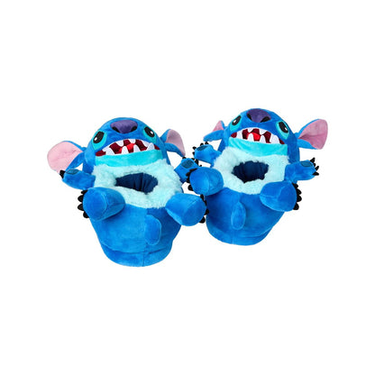 Stitch 3D Tongue Plush Slippers - Lilo & Stitch BLUE