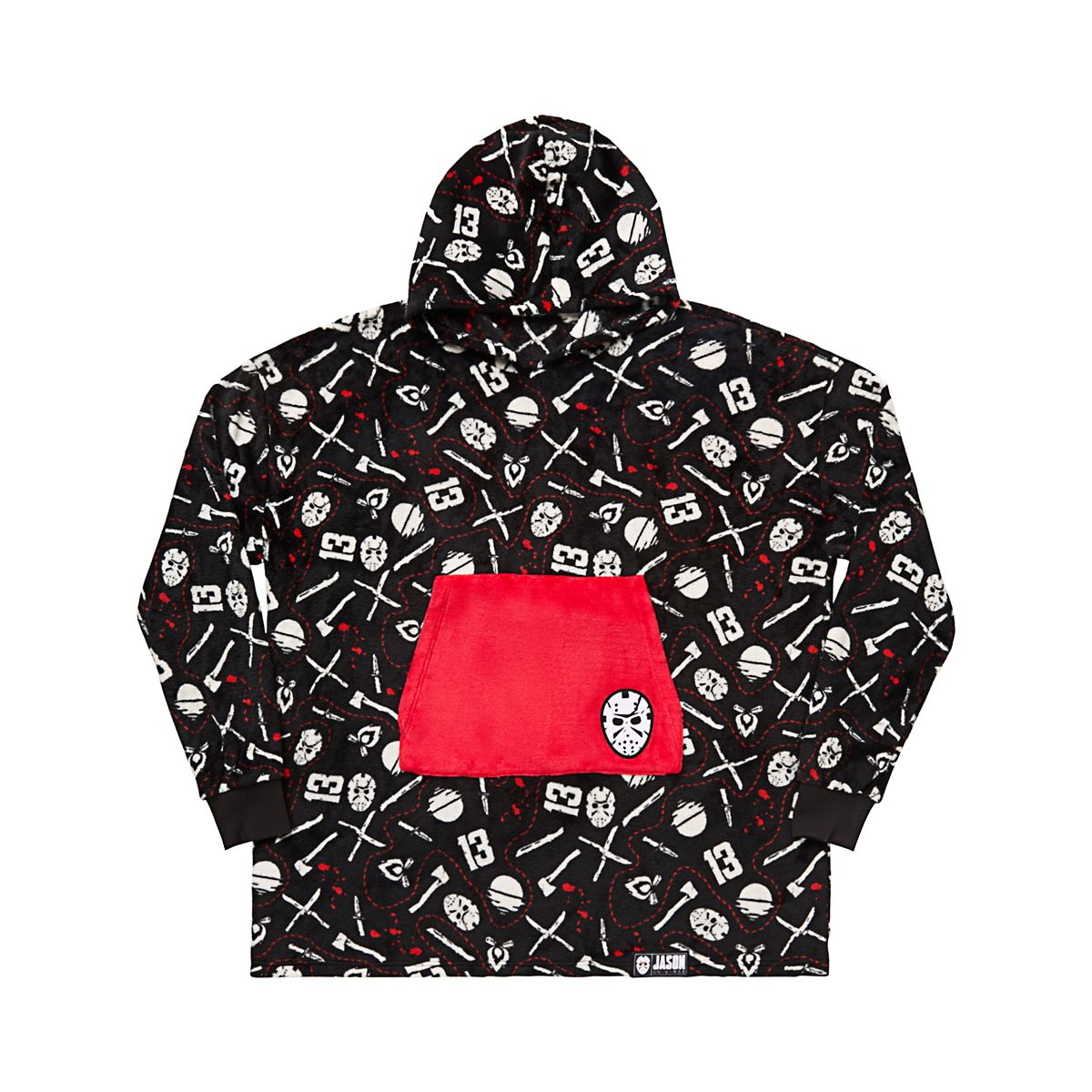 Jason and Weapons Wearable Fleece Blanket - Jason Universe MULTI-COLOR