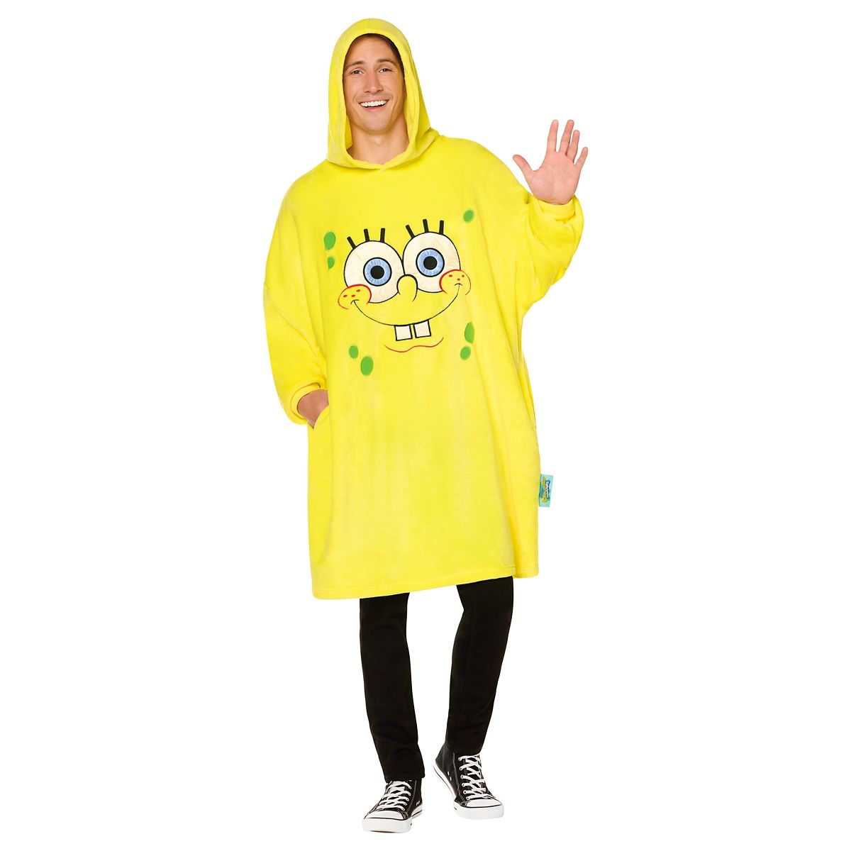 SpongeBob SquarePants Hooded Blanket YELLOW