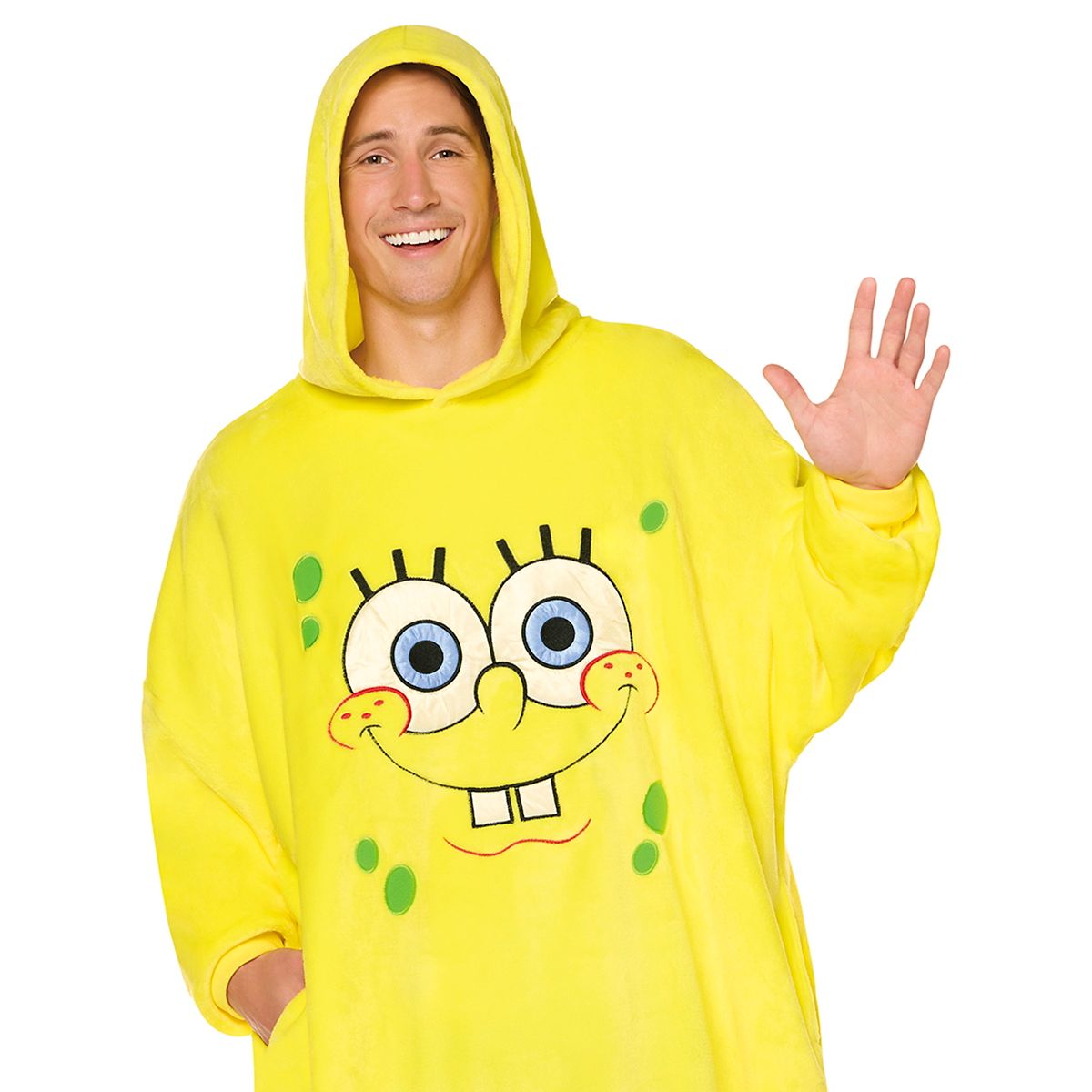 SpongeBob SquarePants Hooded Blanket YELLOW