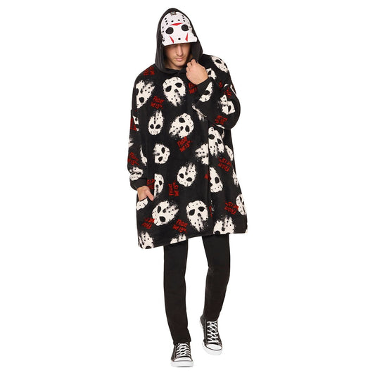 Jason Voorhees Hooded Blanket - Friday the 13th RED