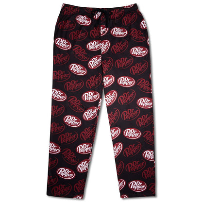 Dr. Pepper Lounge Pants BLACK AND RED