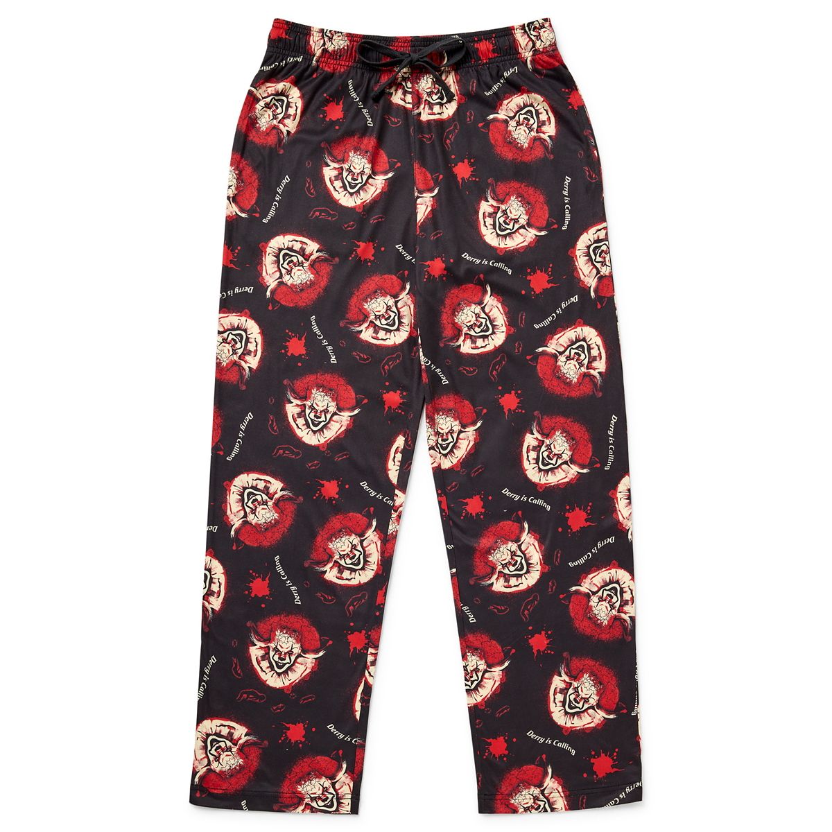 Pennywise Derry Is Calling Lounge Pants - It BLACK