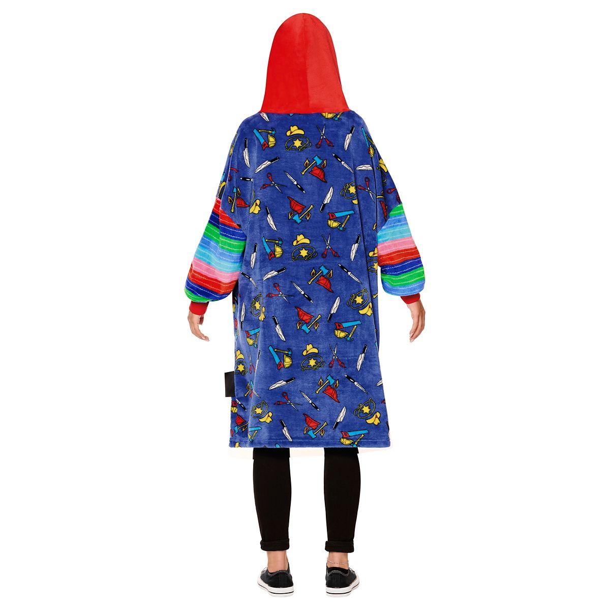 Chucky Good Guys Hooded Blanket RED / BLUE