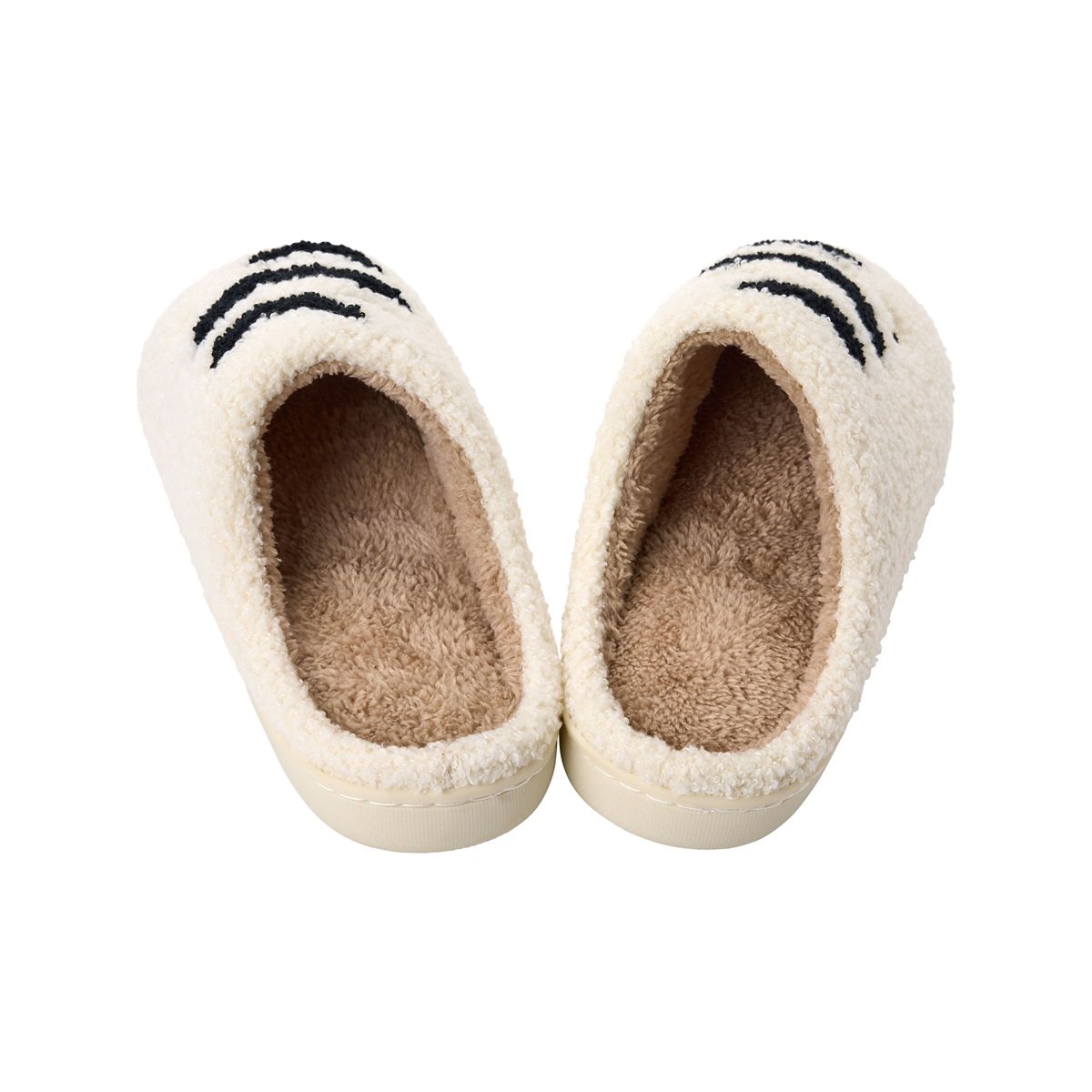 Bat Slippers BLACK AND WHITE