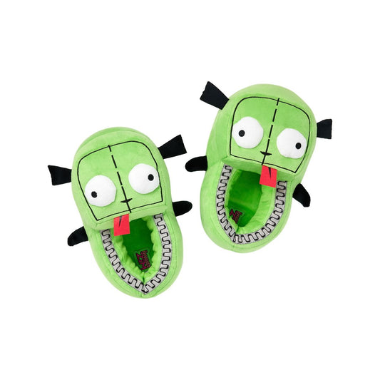 GIR Plush Slippers - Invader Zim GREEN