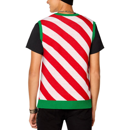 Bow and Bell Christmas Sweater Vest MULTI-COLOR