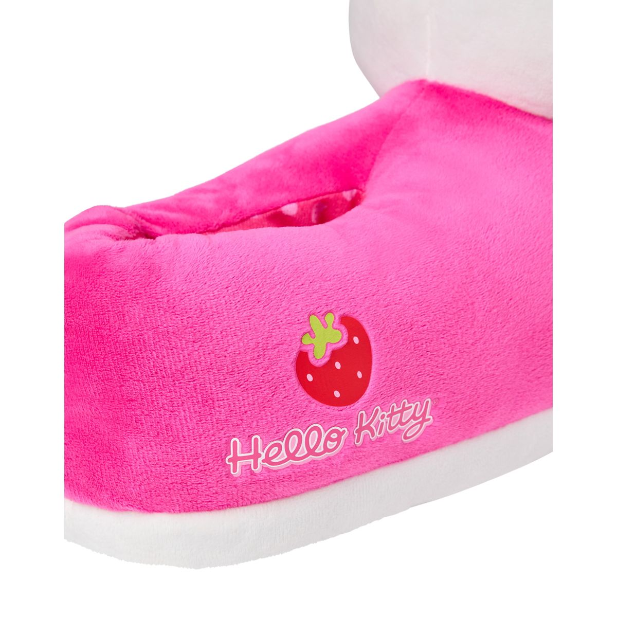 Hello Kitty Strawberry Slippers WHITE AND PINK