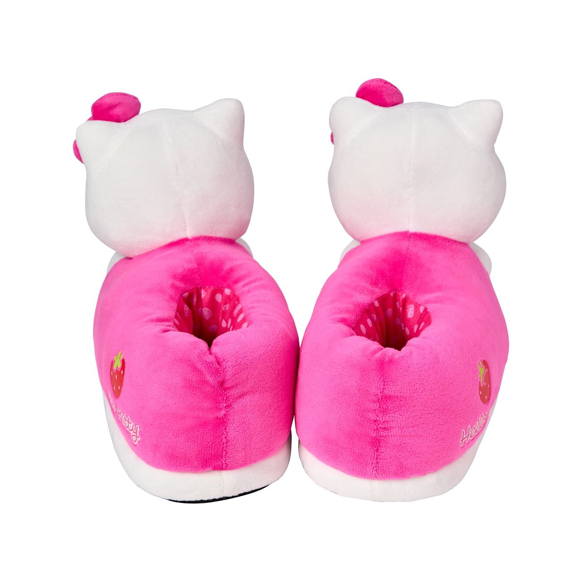 Hello Kitty Strawberry Slippers WHITE AND PINK