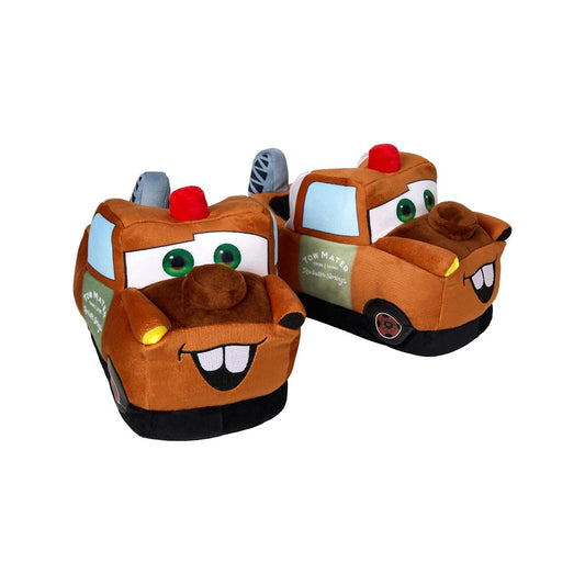 Tow Mater Plush Slippers - Cars BROWN