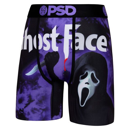 PSD Ghost Face Purple Boxers BLACK AND PURPLE