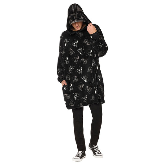 Star Wars Hooded Blanket BLACK AND WHITE