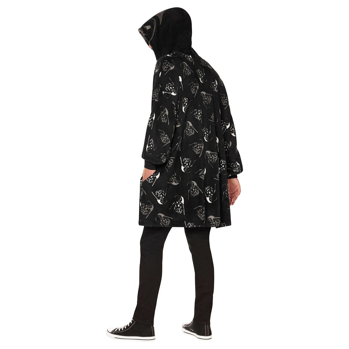 Star Wars Hooded Blanket BLACK AND WHITE