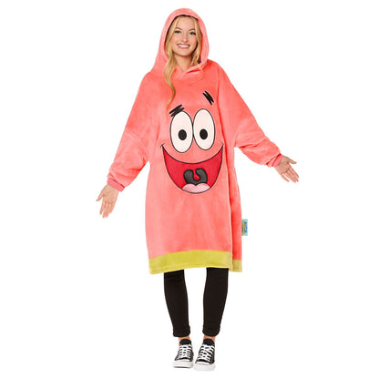 Patrick Hooded Blanket - SpongeBob SquarePants CORAL