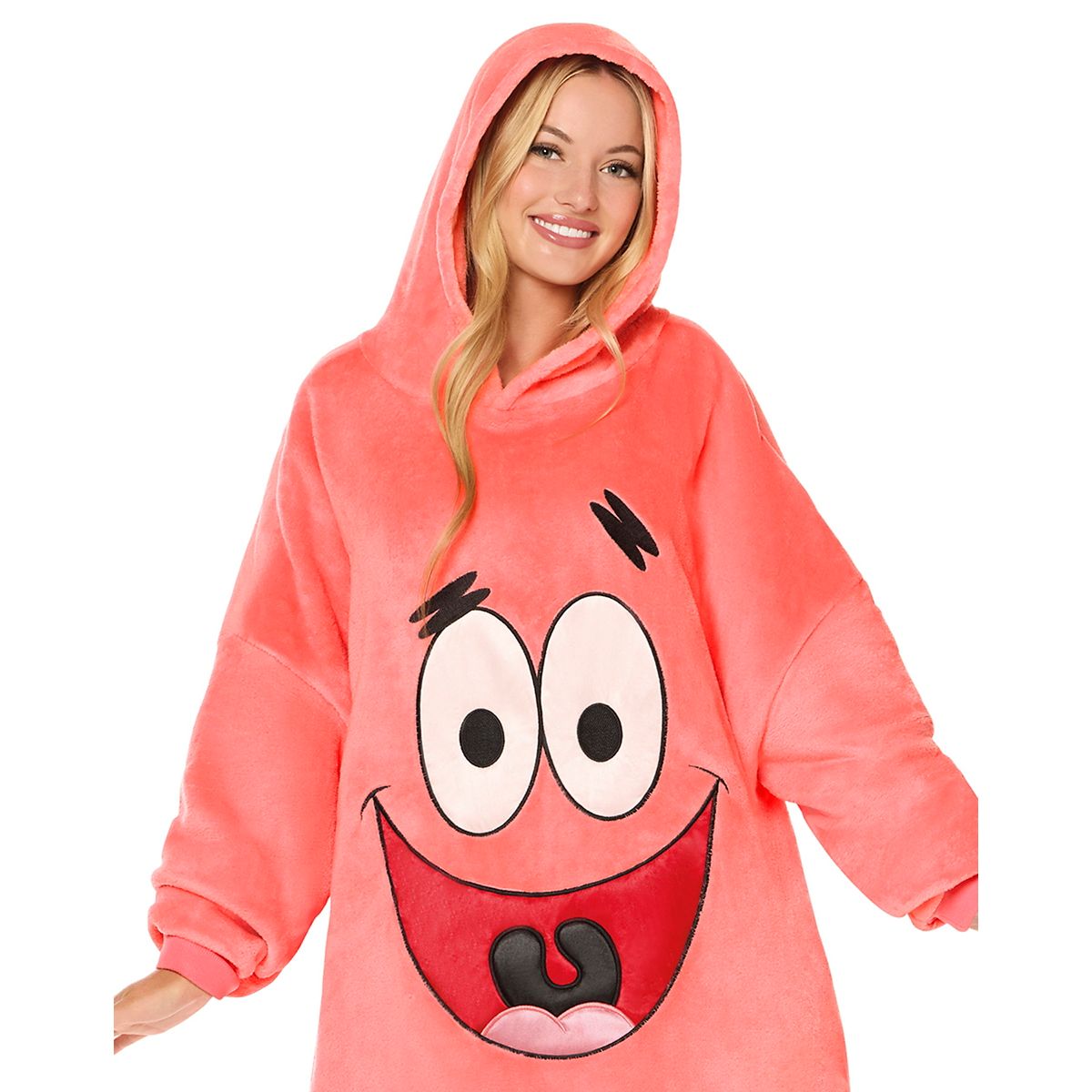 Patrick Hooded Blanket - SpongeBob SquarePants CORAL
