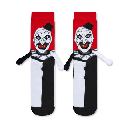 3D Art the Clown Crew Socks - Terrifier MULTI-COLOR