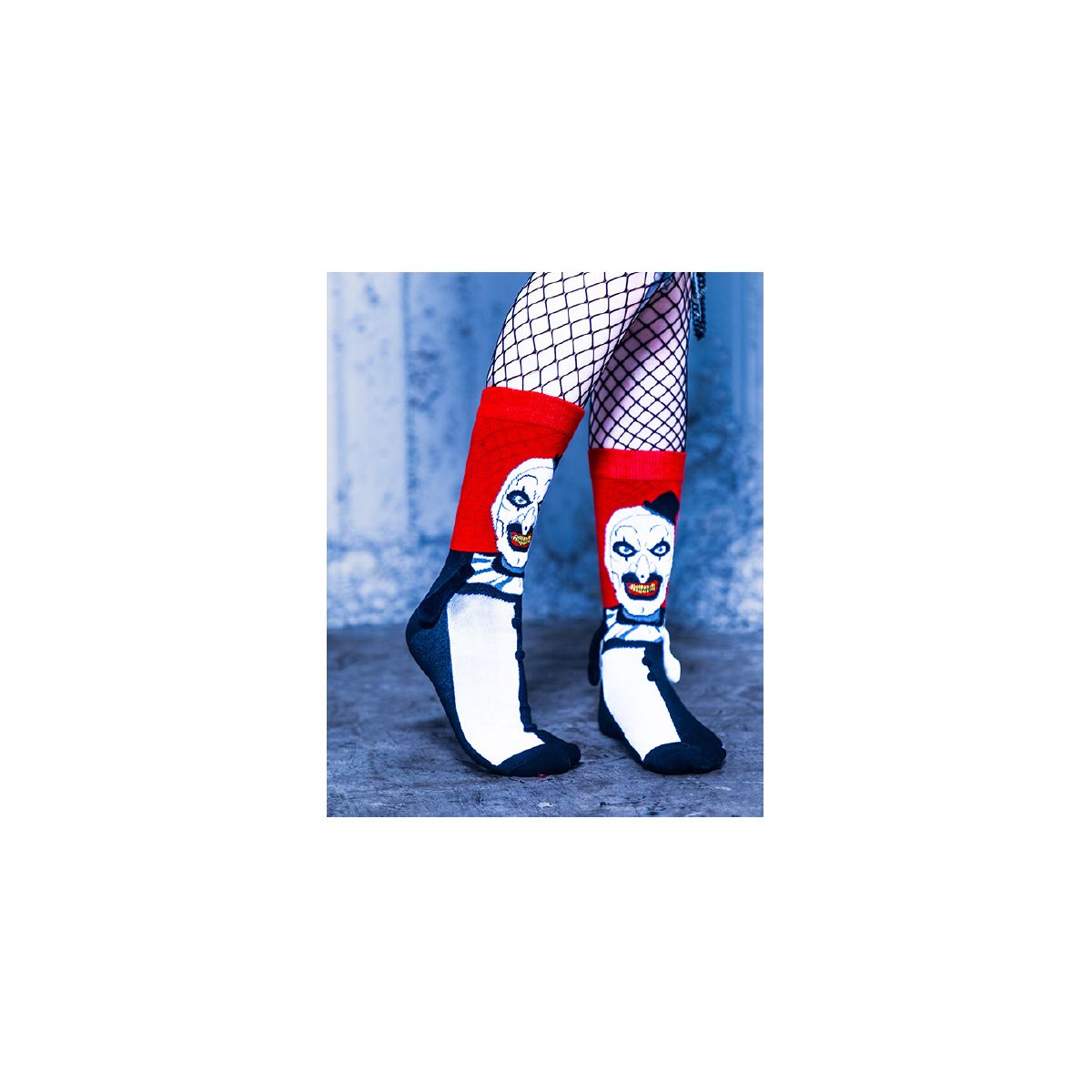 3D Art the Clown Crew Socks - Terrifier MULTI-COLOR