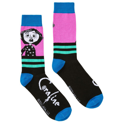 Coraline Crew Socks - 2 Pairs MULTI-COLOR