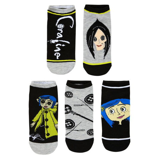 Coraline Ankle Socks - 5 Pair MULTI-COLOR