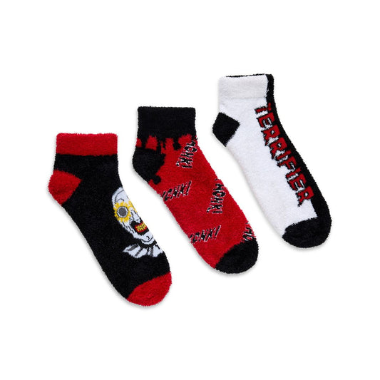 Art the Clown Plush Socks 3 Pair - Terrifier MULTI-COLOR