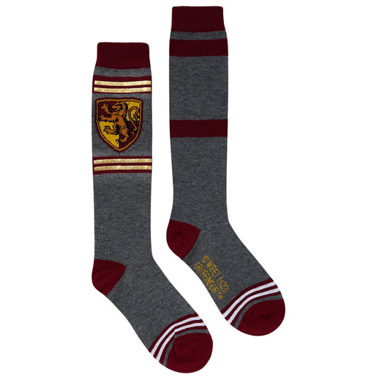 Gryffindor Knee High Socks - Harry Potter BURGUNDY