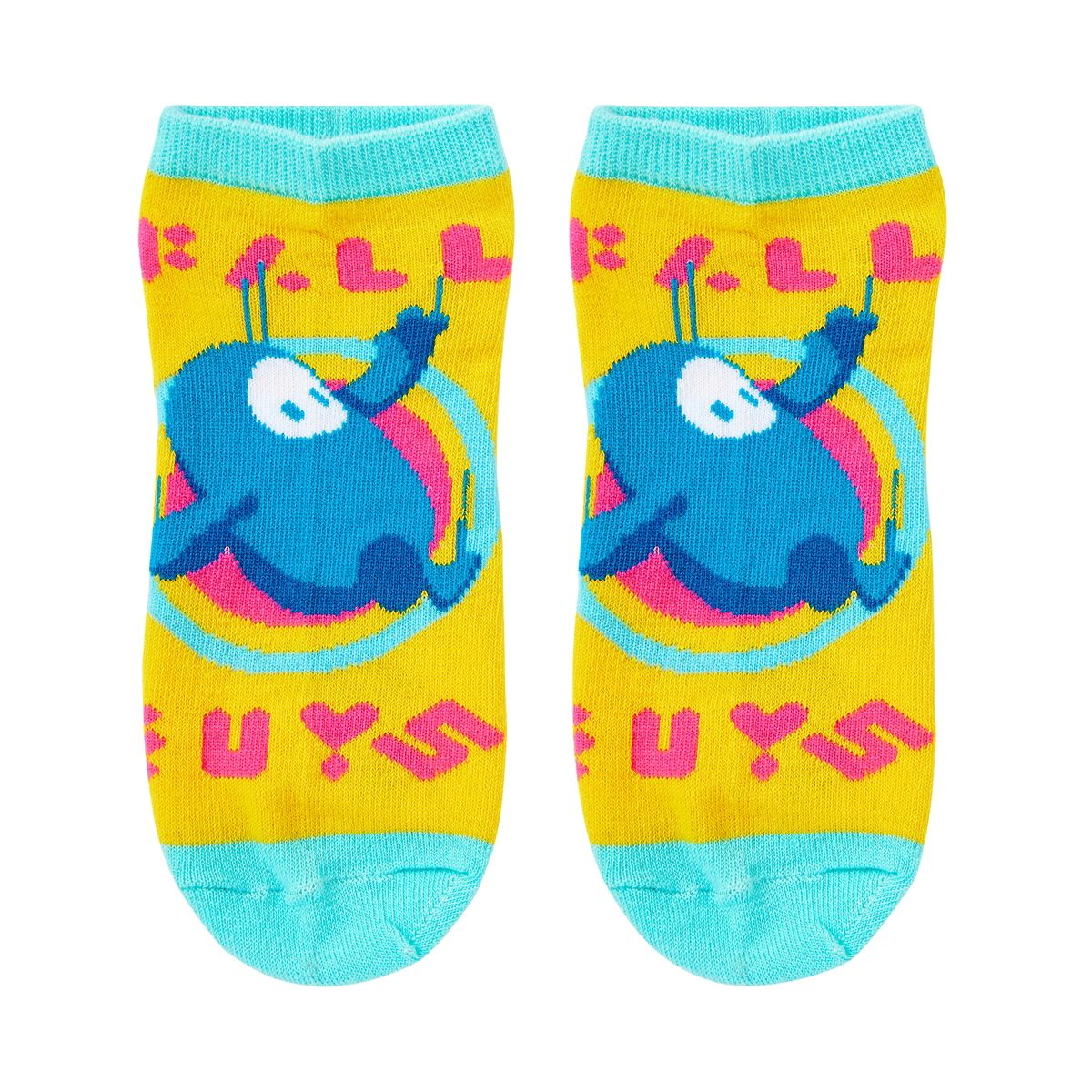 Fall Guys No Show Socks - 5 Pack MULTI-COLOR