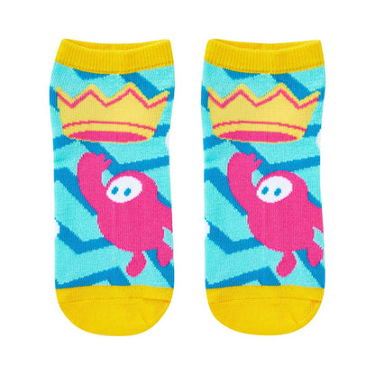 Fall Guys No Show Socks - 5 Pack MULTI-COLOR