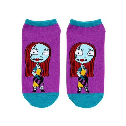 The Nightmare Before Christmas Ankle Socks - 7 Pair MULTI-COLOR