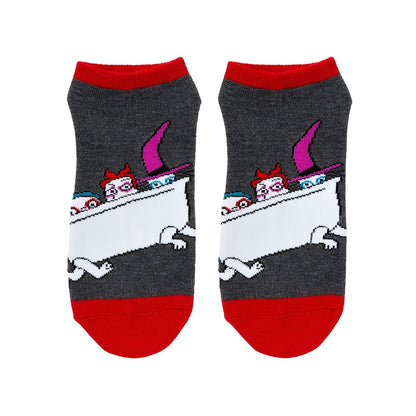 The Nightmare Before Christmas Ankle Socks - 7 Pair MULTI-COLOR