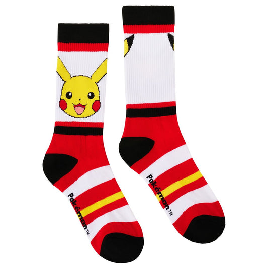 Adult Pikachu Crew Socks - Pokémon YELLOW