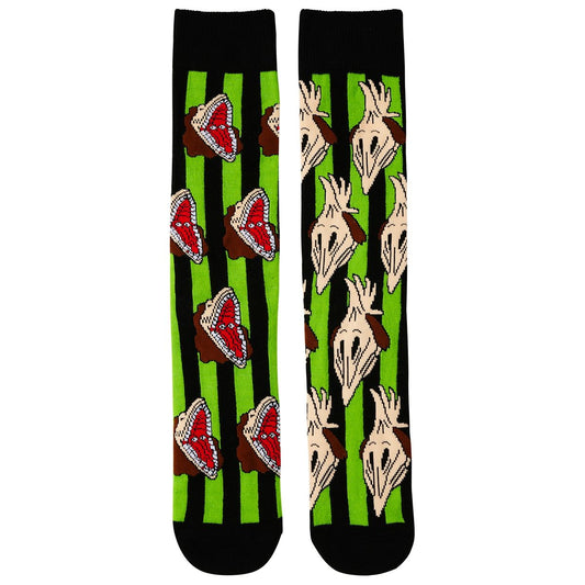 Adam and Barbara Crew Socks - Beetlejuice BLACK
