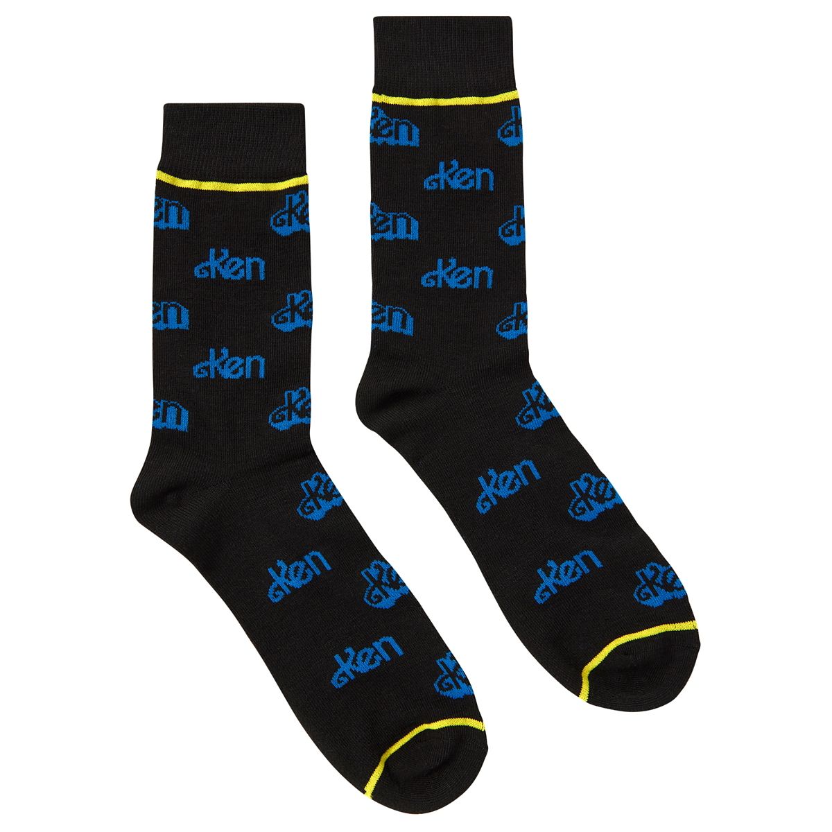 Barbie the Movie Ken Crew Sock - 2 Pairs BLUE/YELLOW
