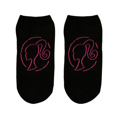 Barbie the Movie Ankle Socks - 5 Pairs HOT PINK